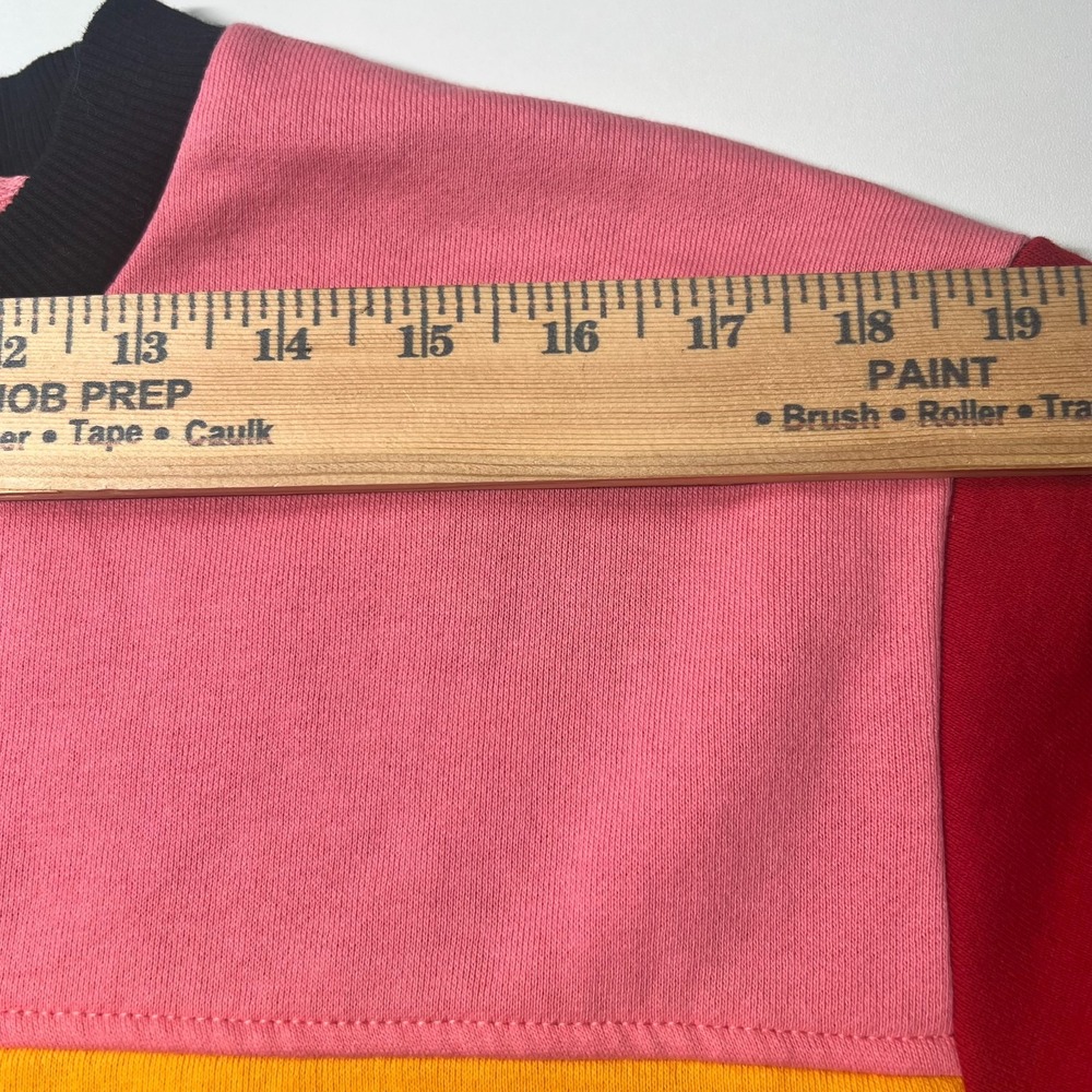 Vans Colorblock Patchwork Crewneck Sweatshirt Pul… - image 10